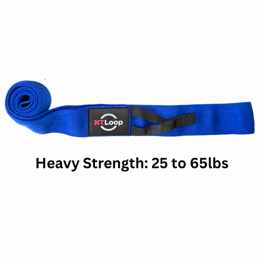 Resistance Band Loop with Door Anchor: Heavy Strength (25 to 65 pounds of resistance)