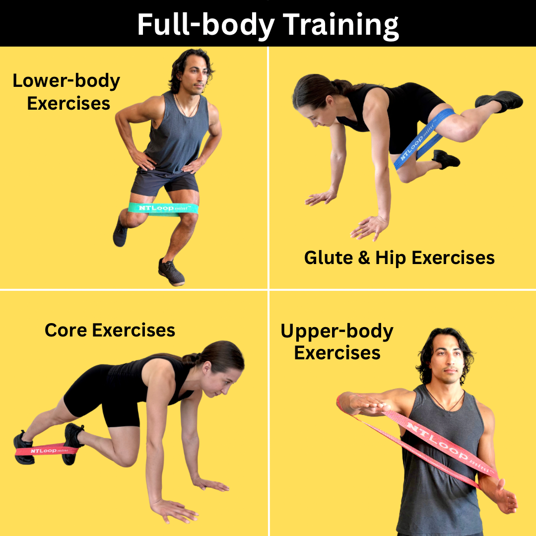 Mini Loop Band (10 Pack): Heavy Strength (8 to 30 pounds of Resistance)